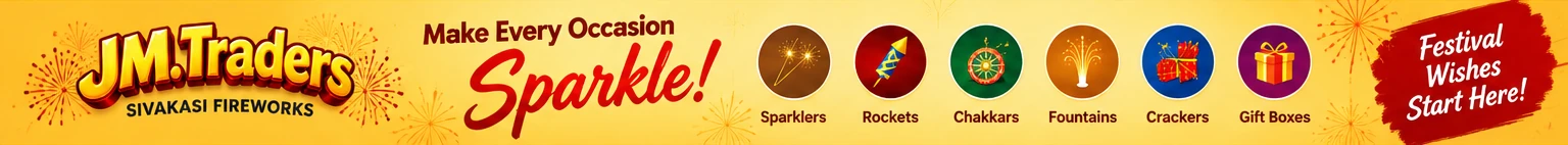 JM Traders — Make every occasion sparkle. Explore fireworks categories.